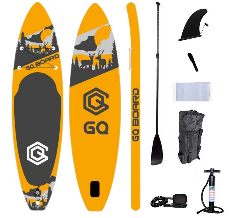 САП доска 3,35 м GQ BOARD белый-голубой 335*81*15 см