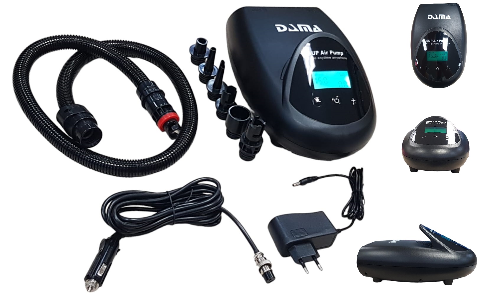 Насос электрический DAMA для SUP  и лодок с аккумулятором15000mAh(1-20psi)