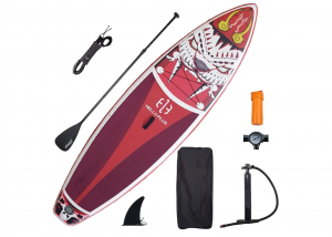 САП доска 350*83*15cm КОШКА КРАСНЫЙ  SURFBOARD LH-12(Y-05)