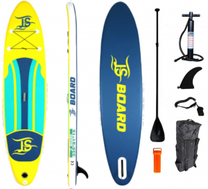 САП доска 3,35 м JS BOARD жёлтая 335*81*15 см