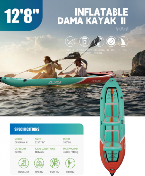 Каяк DAMA KAYAK II 390*98*15 см
