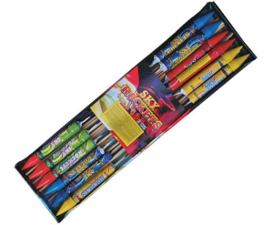 Набор ракет "Sky Rockets" GWR6101 к-т 12шт * 0,7" (1/54)