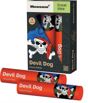 Петарды фитильные "Devil Dog" PM140 к-т3 шт (1/40)