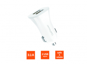 Автомобильное З/У GoPower GPC06-2U 2USB белый