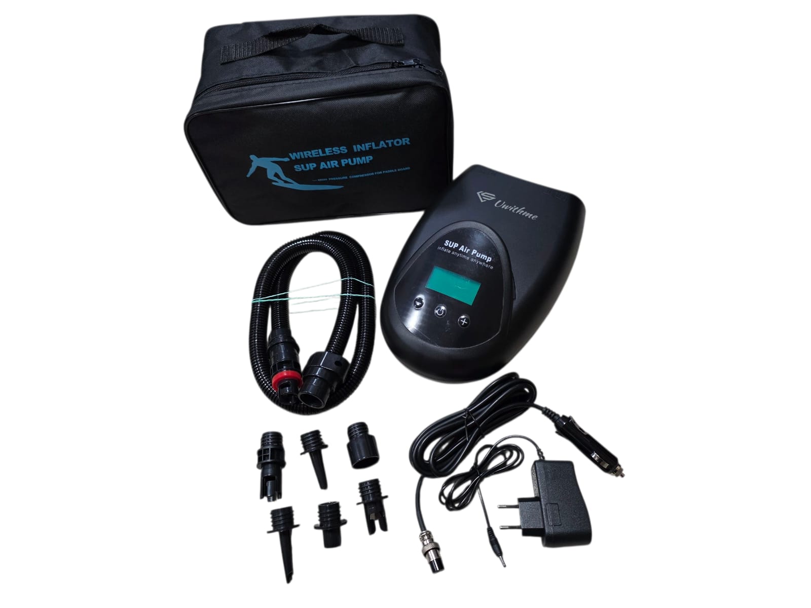 Насос электрический UWITHME для SUP  и лодок с аккумулятором15000mAh(1-20psi)