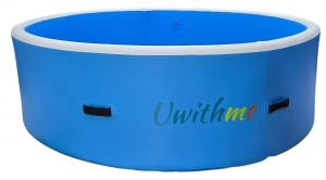 Бассейн надувной UWITHME круглый, диаметр 4 м, высота 60 см